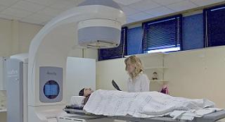 Side View of the Oncology Simulator