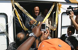Minister Radebe launches the Khayelitsha Express