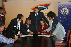 Signing of Protocol Agreement