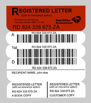 Keep Track of Your Postal Items | Western Cape Government