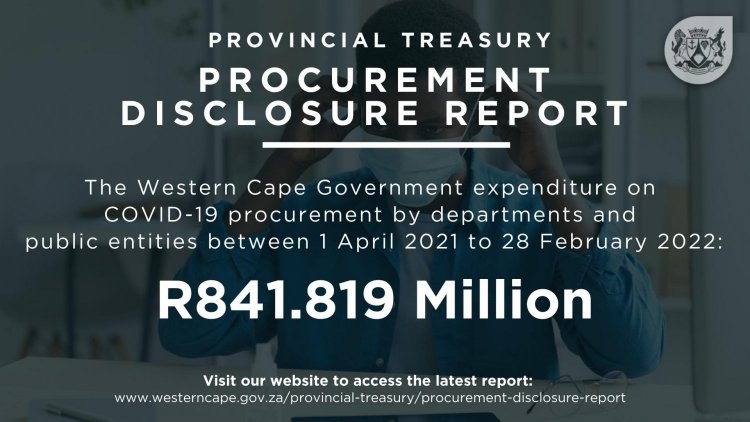 Procurement Disclosure Report: 01 March 2022 to 31 March 2022