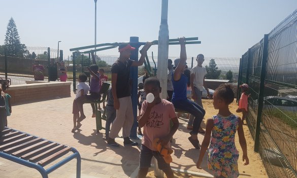 Malmesbury - outdoor gym project opening - 2019