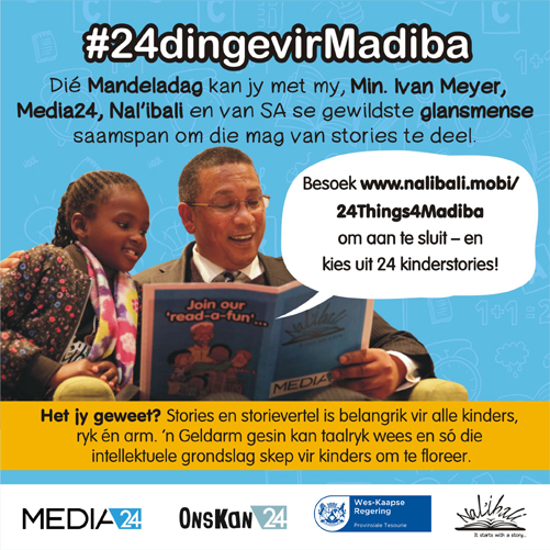 Minister Meyer spent his 67 minutes reading and telling stories to the youth to inspire, entertain and educate
