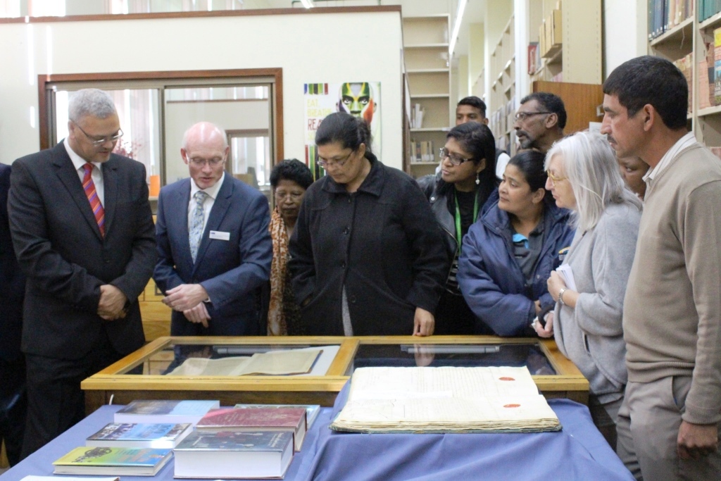 A guided tour of the Archives was conducted by Jaco van der Merwe from the Provincial Archive Service.
