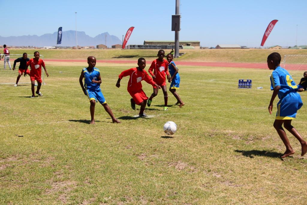A thrilling 5-a-side match between Mfuleni Primary and Isikhokelo Primary