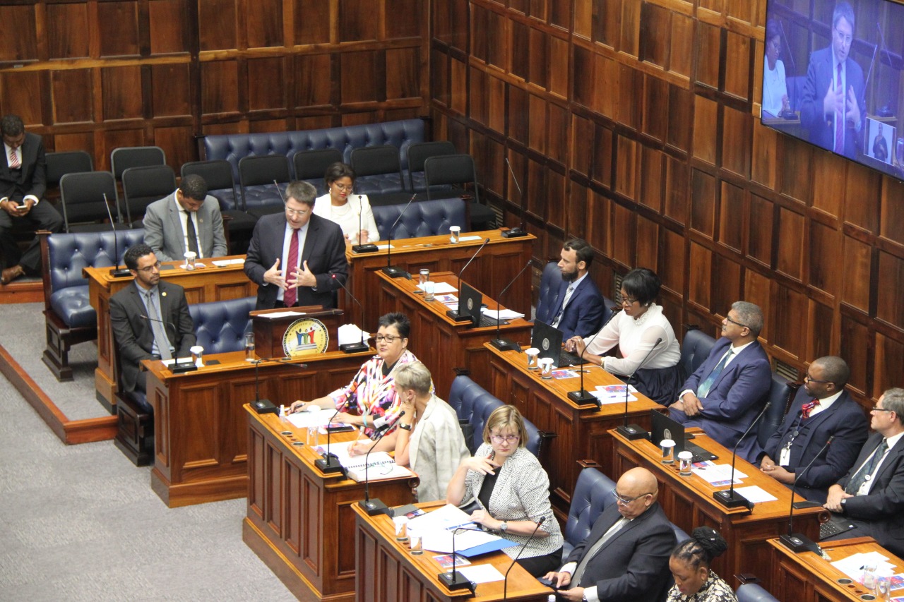 Minister Maynier delivers the Western Cape Budget 2020
