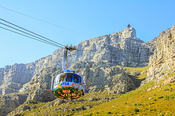 Cable car in Cape Town