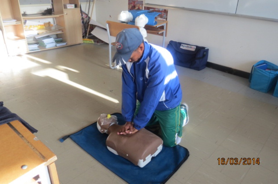 Cardiopulmonary resuscitation (CPR) training for coaches