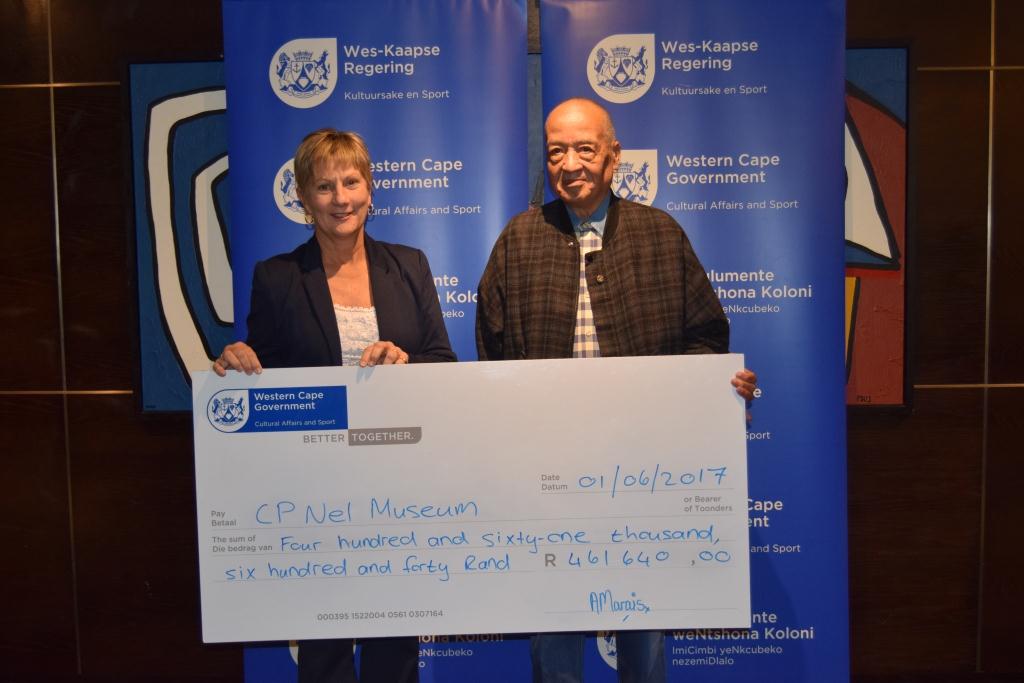CP Nel Museum received annual funding from DCAS at the Museum Symposium in Cape Town