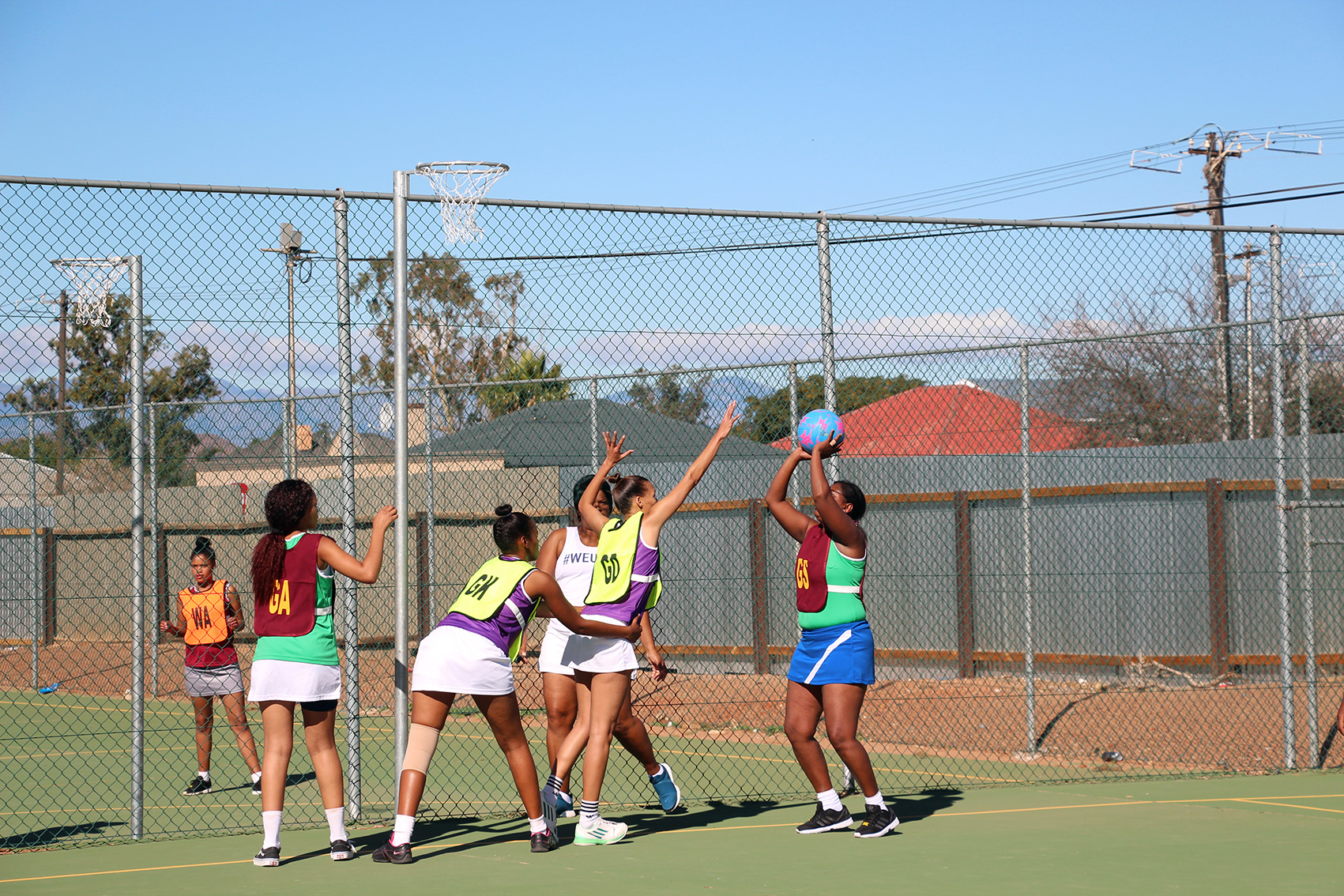 De Doorns played a thrilling netball game against Central Karoo