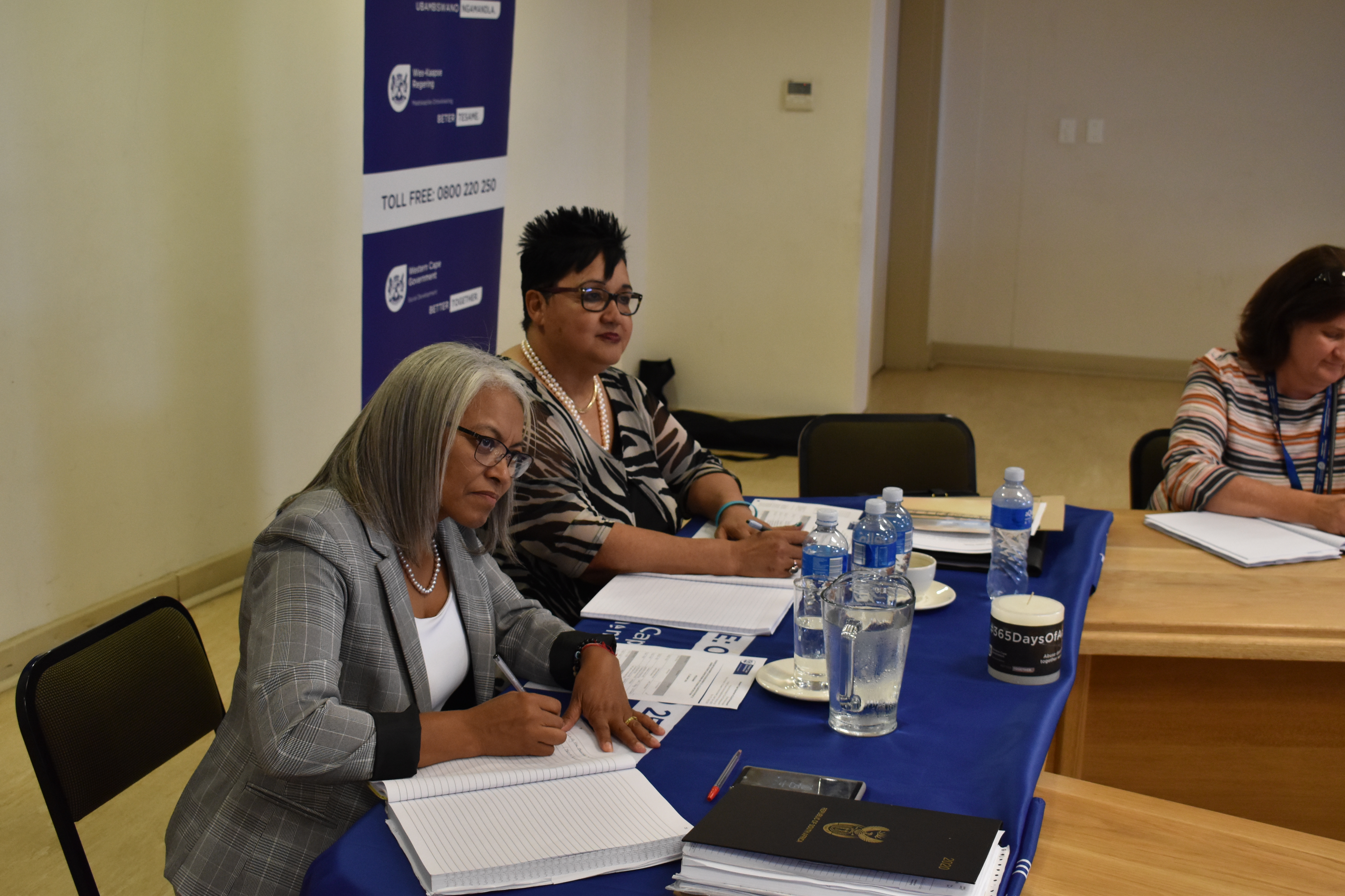 Minister Sharna Fernandez led a stakeholder engagement in Mitchell's Plain