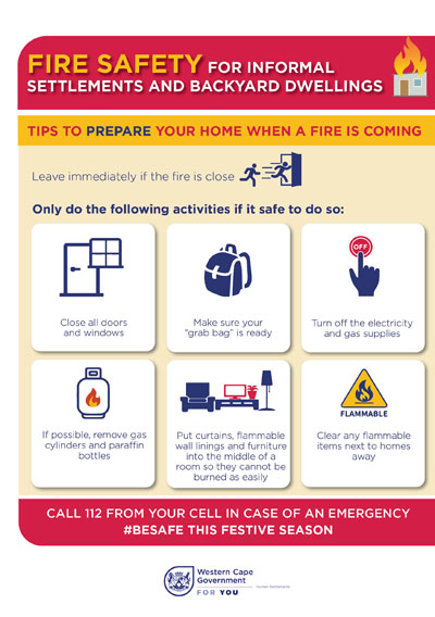 Tips to prepare your home when the fire is coming