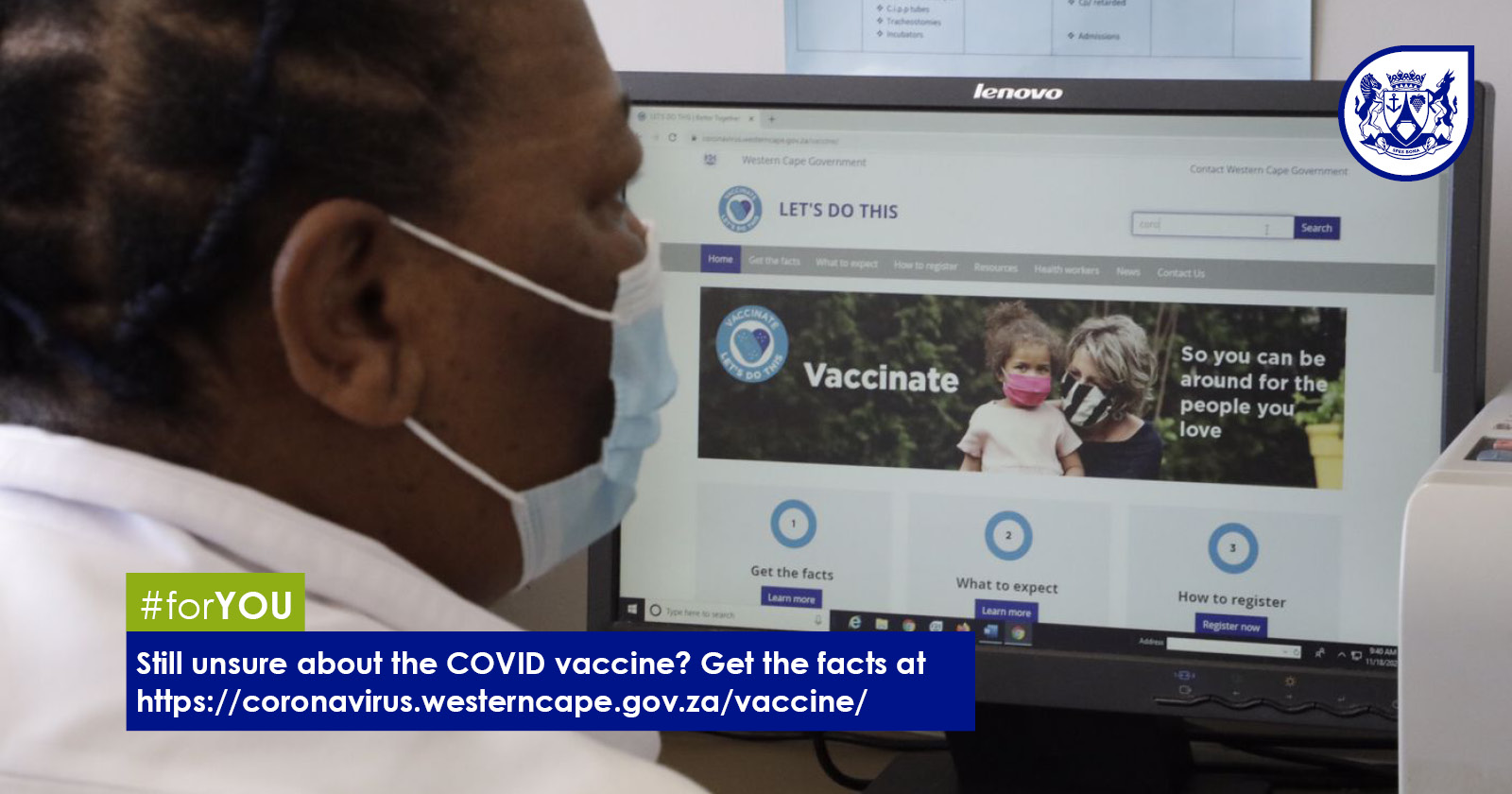 Get the facts, surfing the internet, find out more about the Covid-19 Vaccine