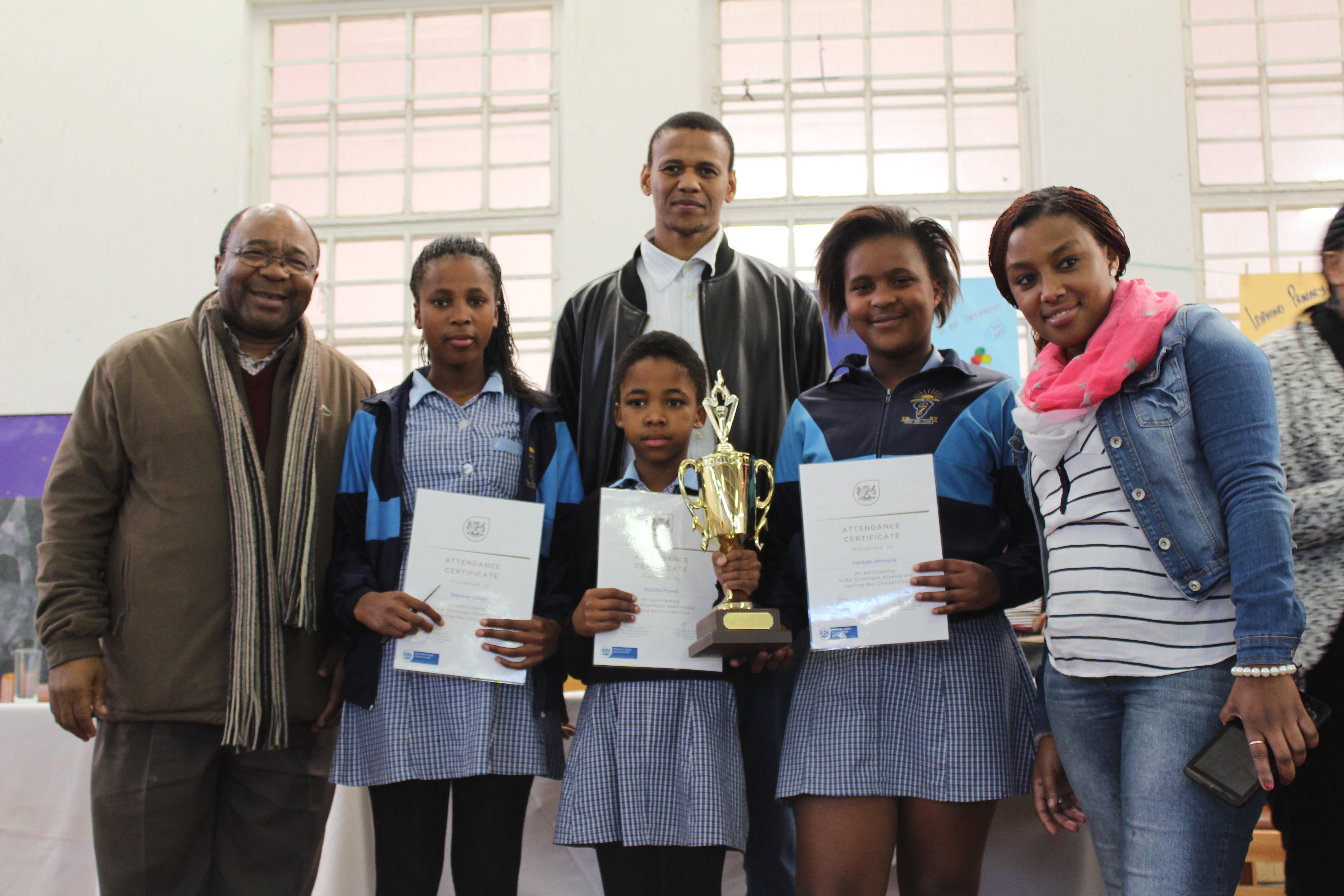 Grade 7 participants from Isiphiwo Primary School came first in their category