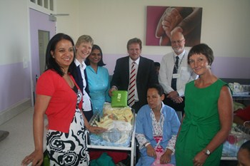 Madeover maternity lounge at Groote Schuur Hospital 