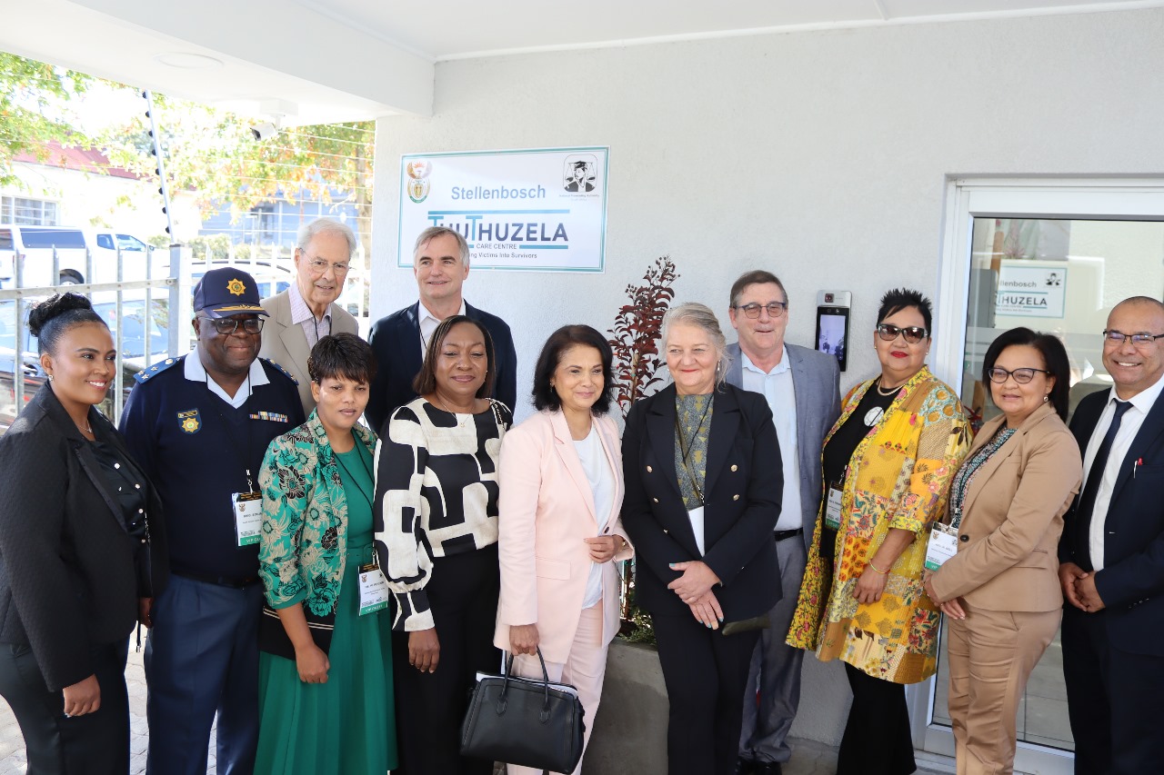 Various stakeholders in the Stellenbosch Thuthuzela Care Centre, including Western Cape Minister of Social Development Sharna Fernandez