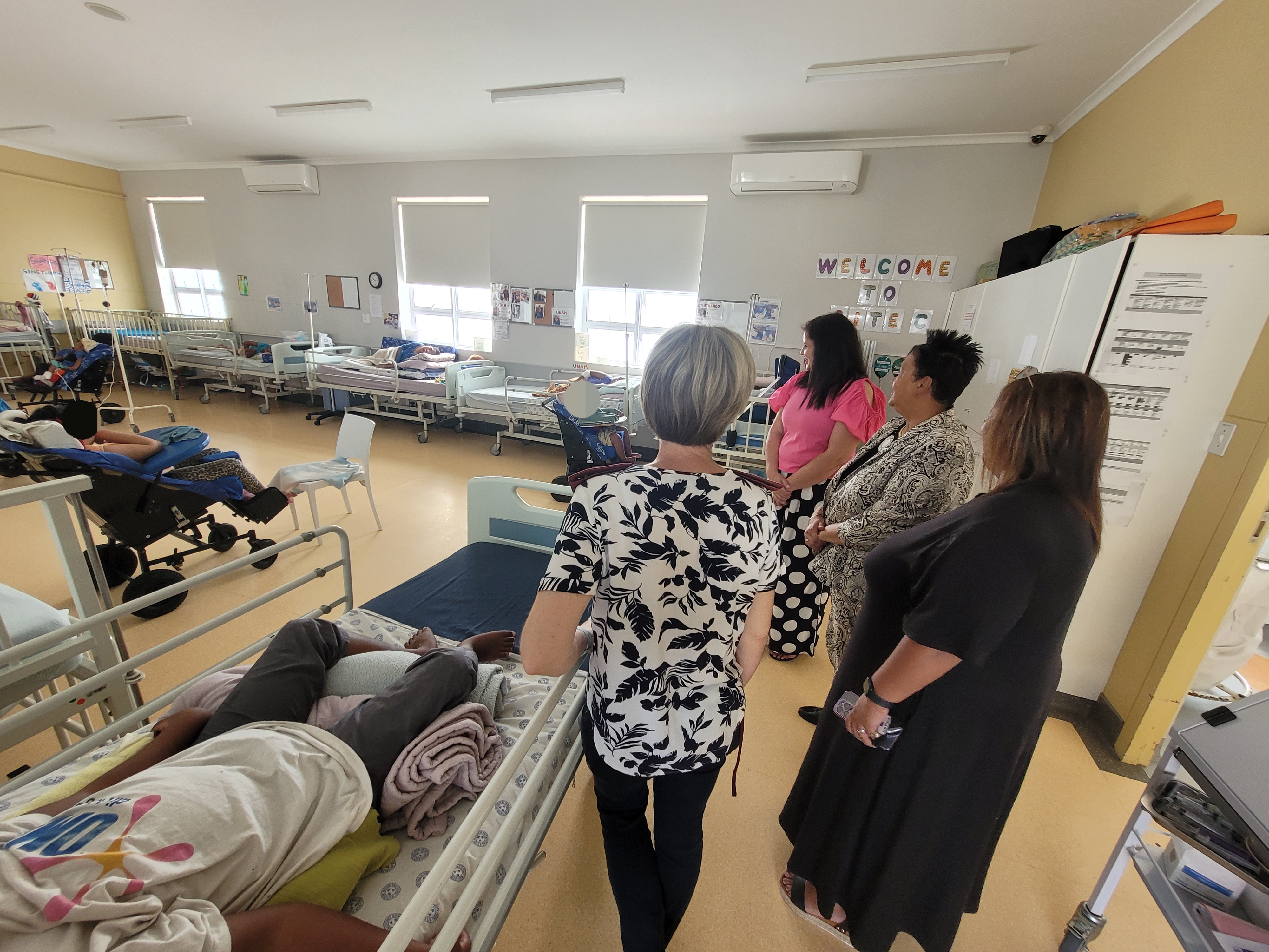 Inside the high care ward at Sivuyile Residential Facility