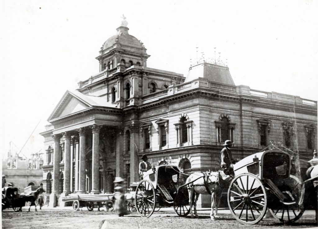 Standard Bank Building, Adderley Street Cape Town in 1780.