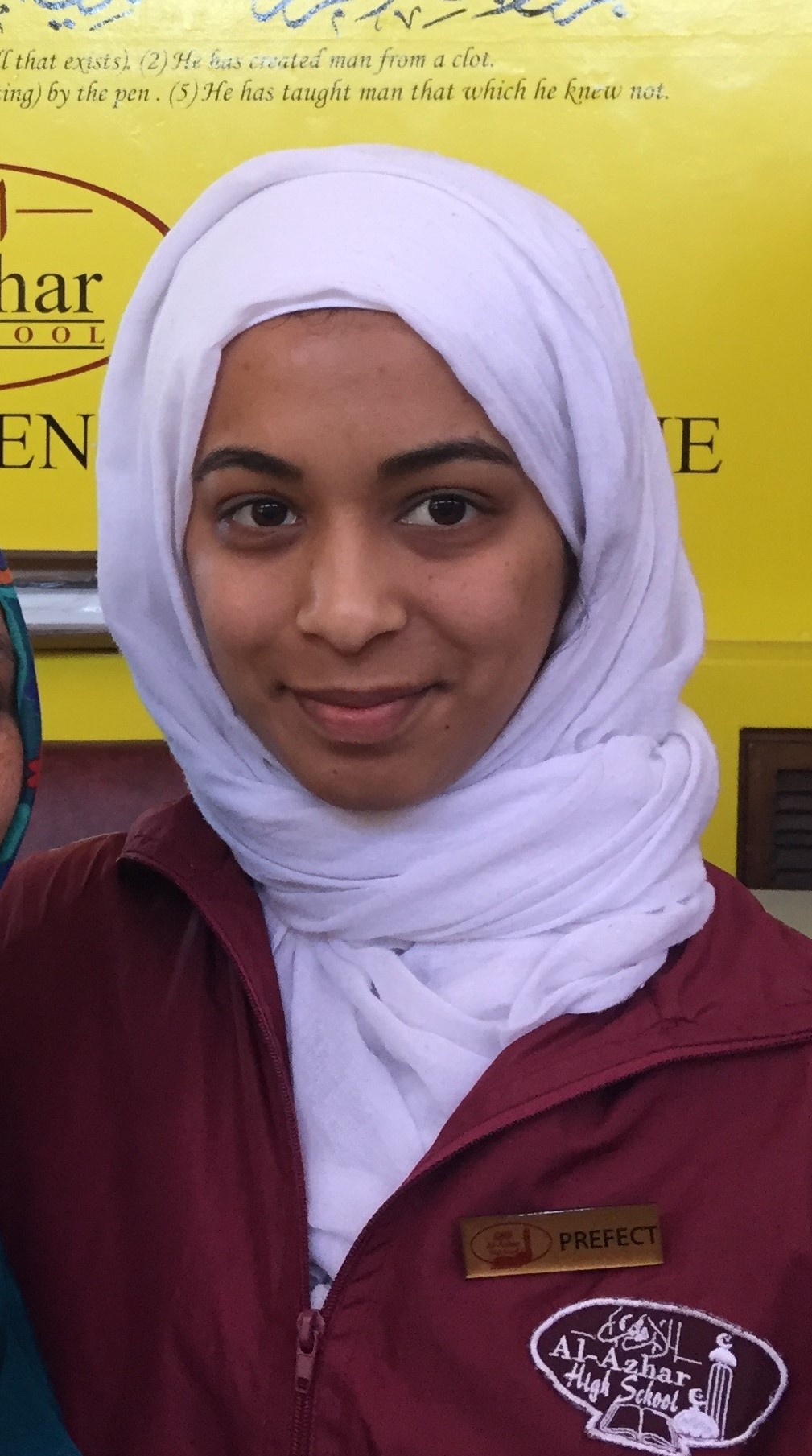 Khadija Mohamed from Al-Azhar High School in Athlone