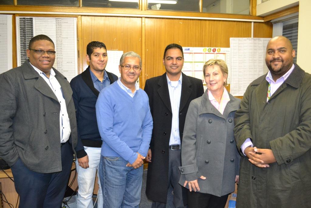 Minister Marais with some of the Library Service staff