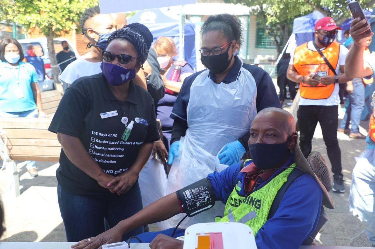 Minister Mbombo encourages men to prioritise their health