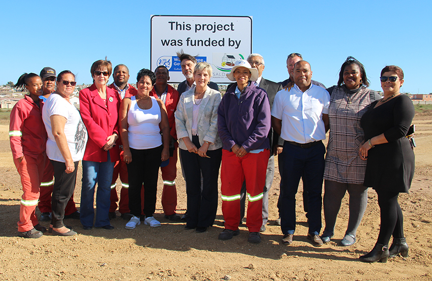 Minister of Cultural Affairs and Sport Anroux Marais visited the new BMX track in Louwville outside of Vredenburg on 17 April 2019