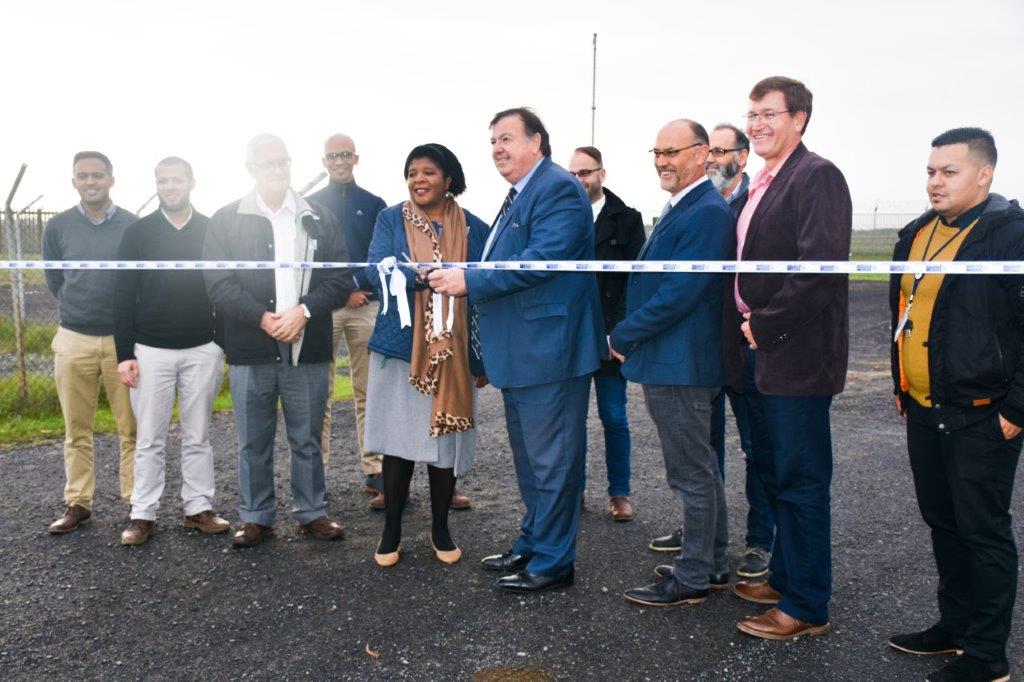Ms Maddie Mazaza, Director of Transport at the City of Cape Town, with officials from the Department of Transport and Public Works and the project team during the ribbon-cutting ceremony.