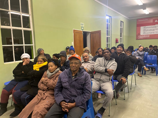 Public meeting with the community of Nelspoort