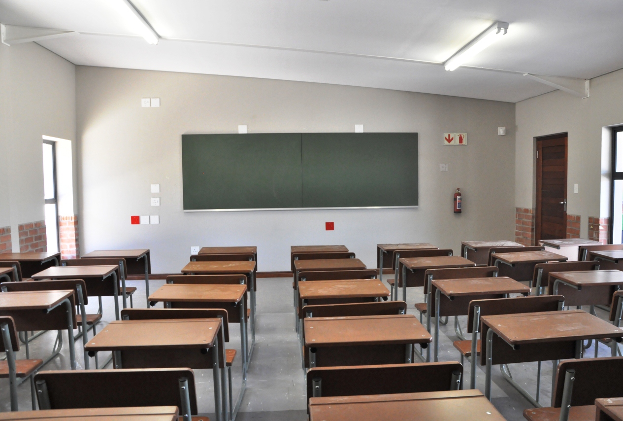 One of the new classrooms.