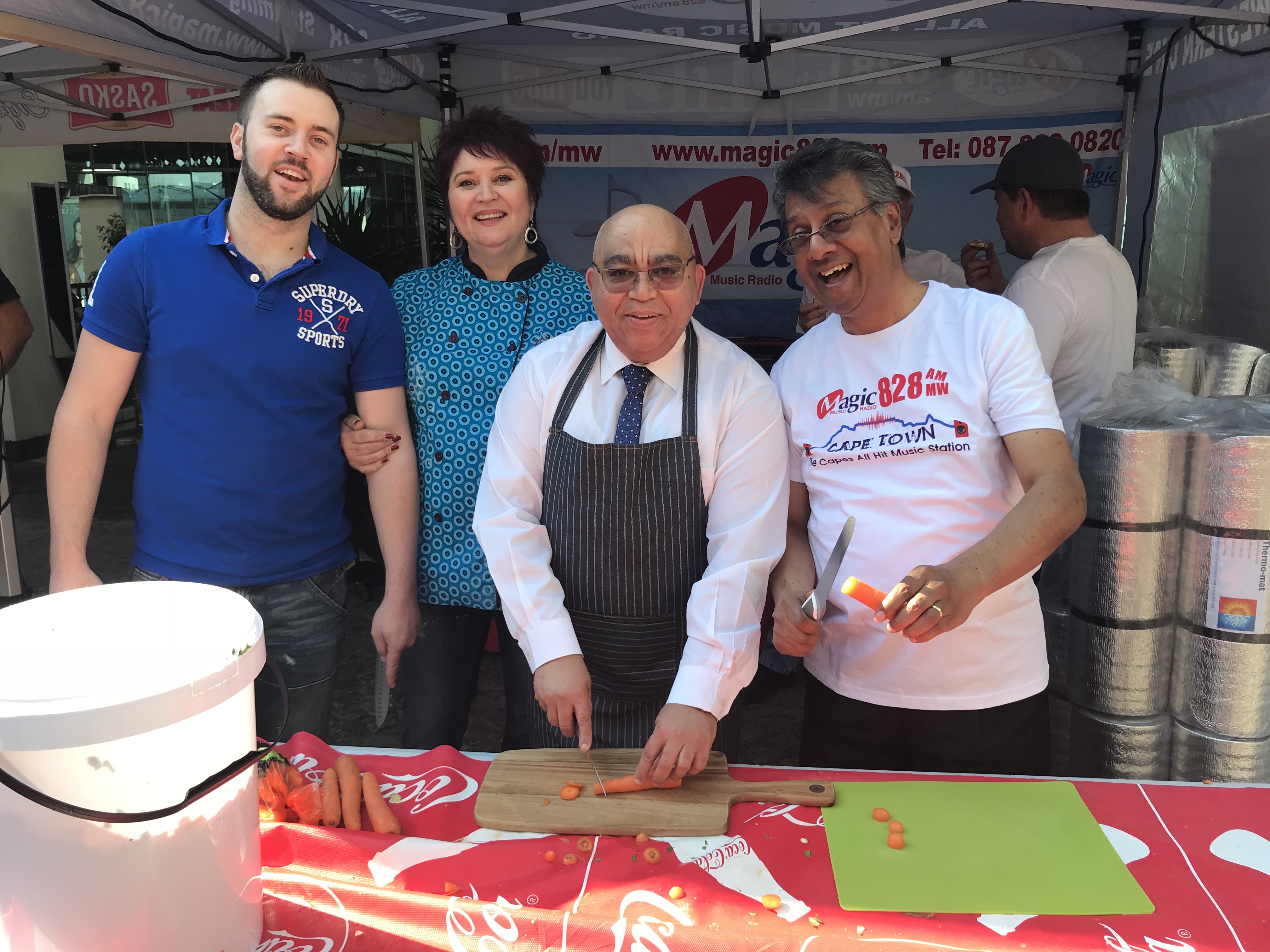 Minister Fritz joins charity drive by celebrity Chef, Jenny Morris 