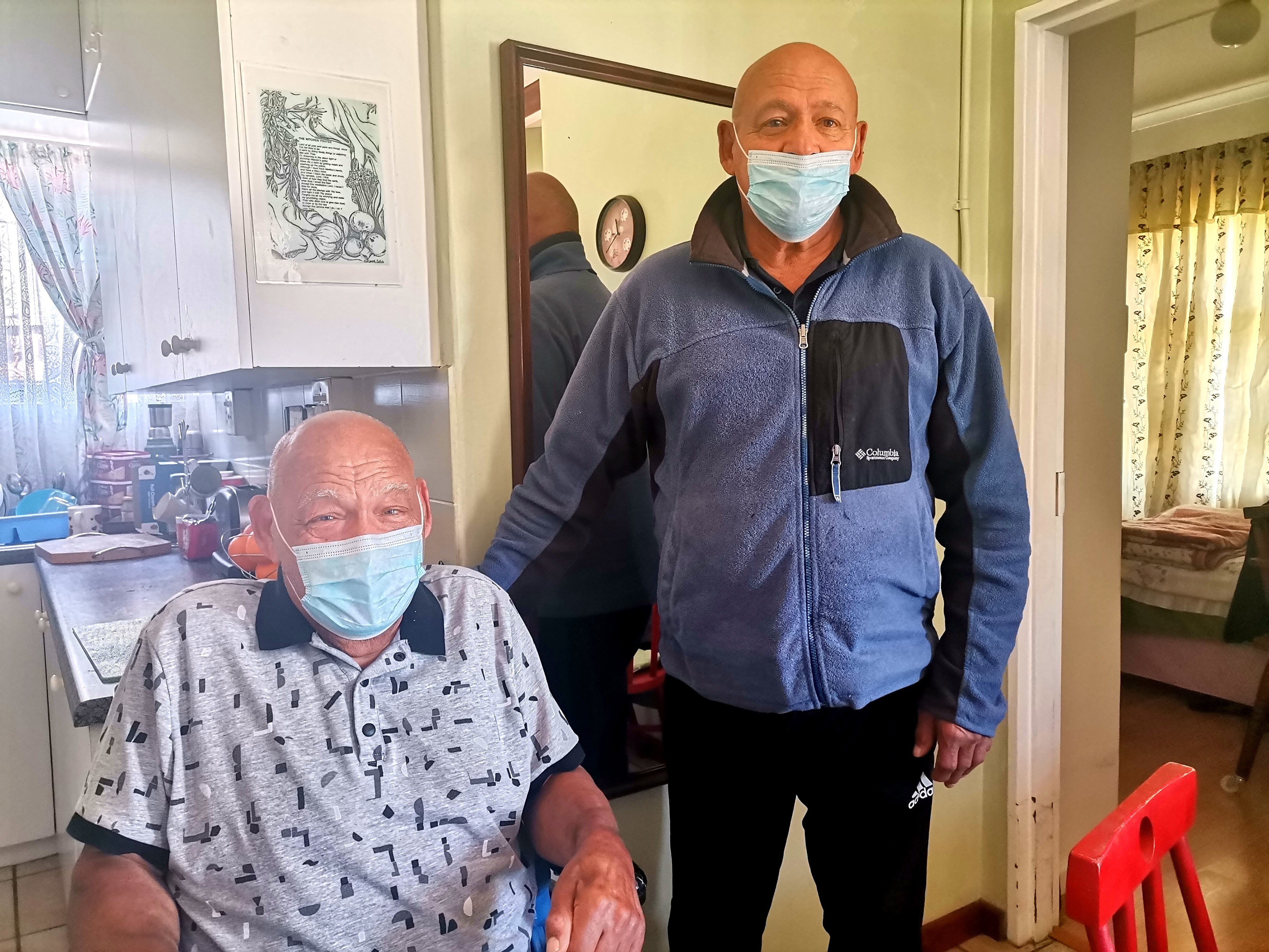 Brothers Adolf and Melvin Treu have thanked palliative care workers for their support.