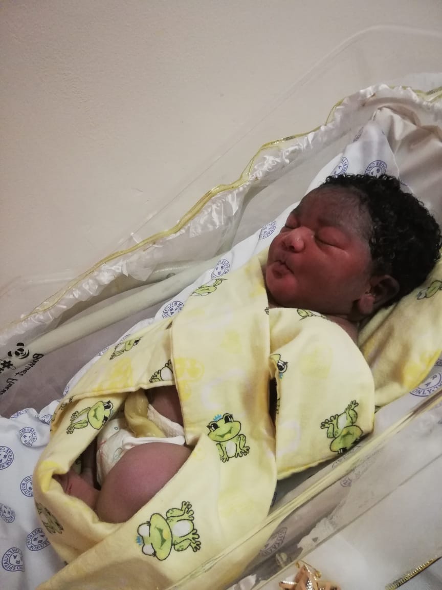 Groote Schuur Hospital’s first baby girl born to Didi Kongo Mbidi.