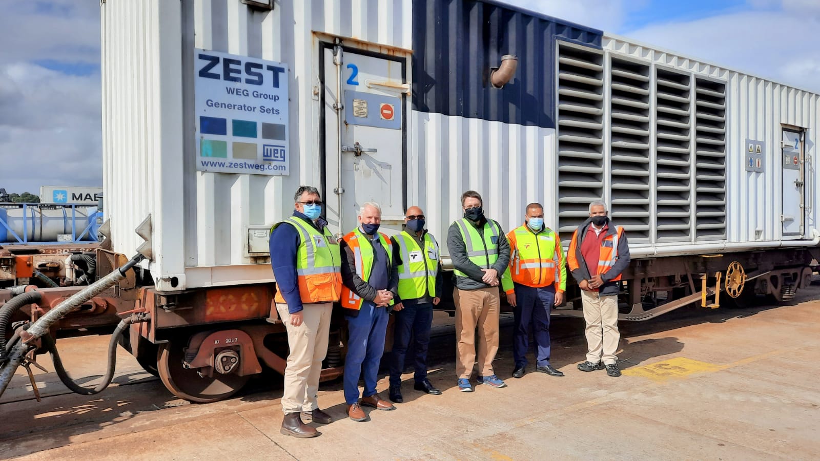 Premier Alan Winde and Minister David Maynier visit Belcon Terminal