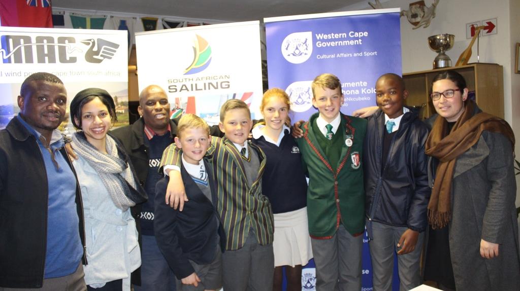 Representatives of DCAS with the Western Cape team that will compete in China