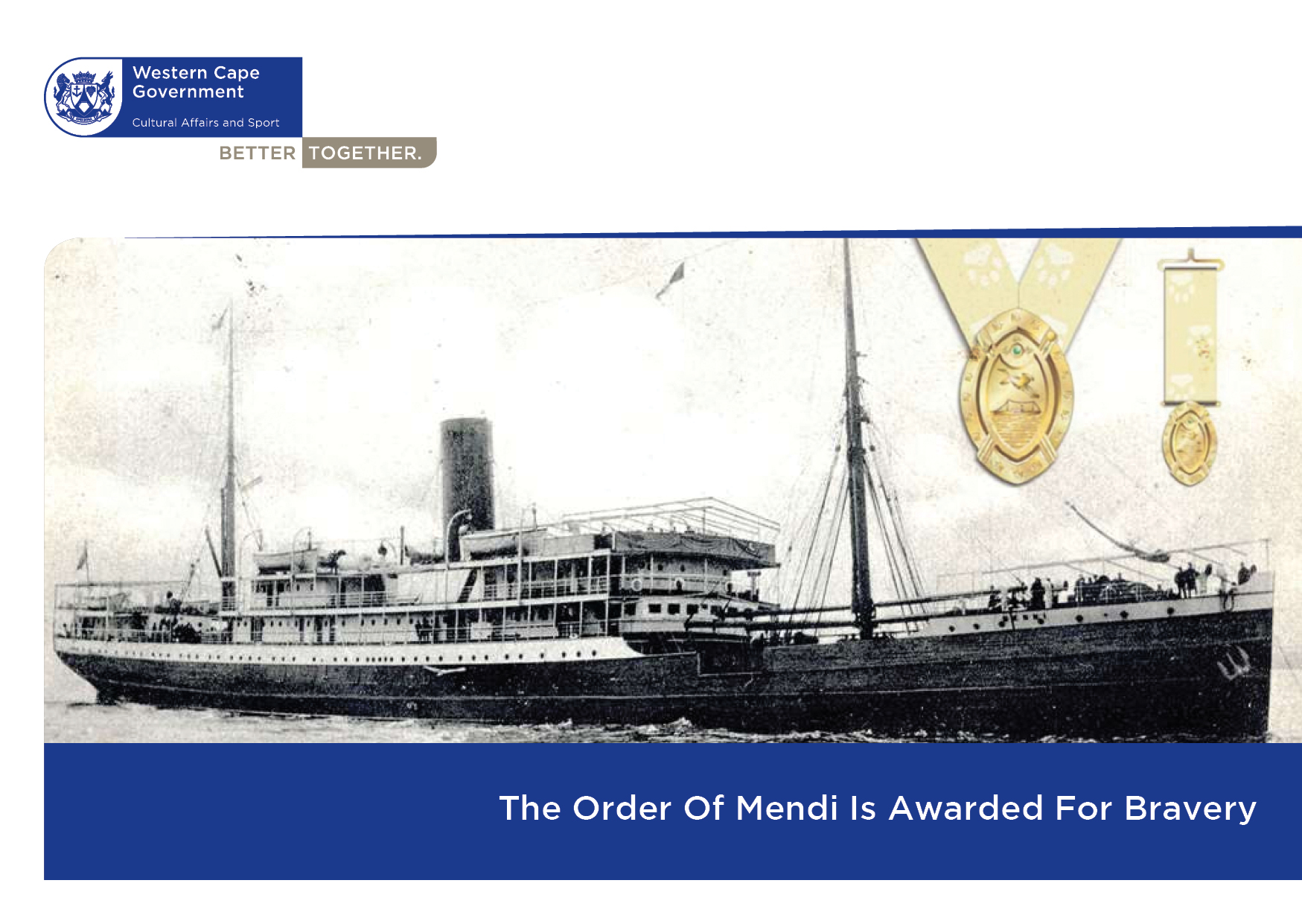  As the centenary of the sinking of the SS Mendi draws to a close DCAS launched its travelling exhibition.