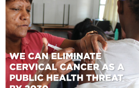 Get vaccinated: We can eliminate cervical cancer.