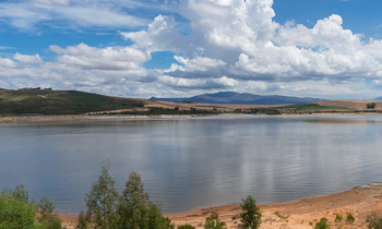 Water in the Theewaterskloof dam