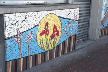 Long Street kiosks and mosaic artwork