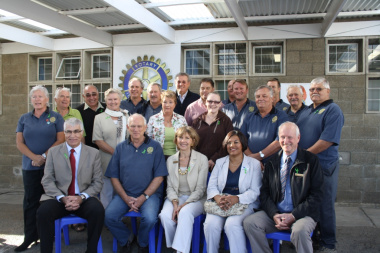 Representatives from Western Cape Government Health and Rotary International.