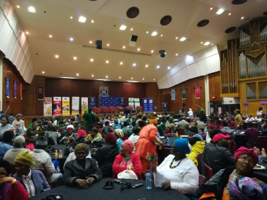 A diverse group participates in the inaugural Indigenous Language Dialogue at UWC
