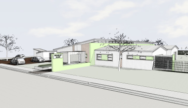 An artist’s impression of a community day centre.