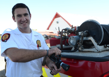 Cadet Firefighter Juandré Viviers value his new job.