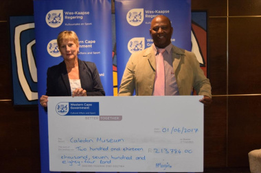 Caledon Museum received annual funding from DCAS at the Museum Symposium in Cape Town