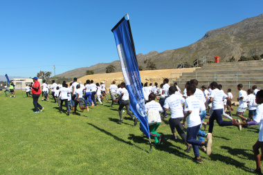 Cross country fun run at the 2019 Olympic Day 