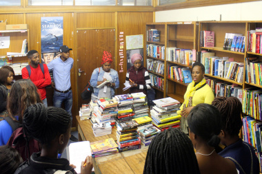 DCAS Book Selector, Nomonde Ngqoba explains the processes of book selection
