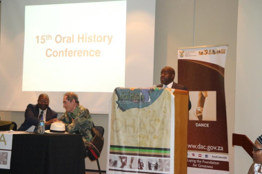 DCAS Dr Mxolisi Dlamuka Shares the supporting message by Minister Anroux Marais at the Oral History conference