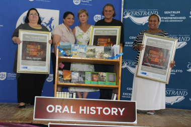 DCAS Minister, Anroux Marais, with the DCAS Libraries staff at the Oral History Initiative Launch