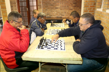 Dedicated chess players compete against each other at the Overberg BTG