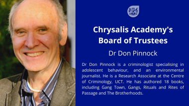 Dr Don Pinnock is a criminologist specialising in adolescent behaviour, and an environmental journalist.