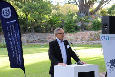 Dr Francois de Wet, Chairman of the South African Ostrich Business Chamber
